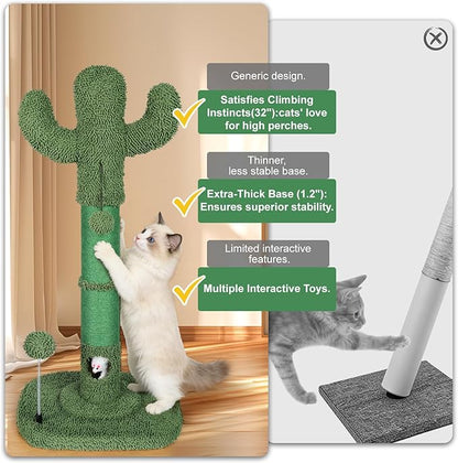 Tall Cat Scratching Post for Indoor Cats Adults, Cat Scratch Post - Image 4