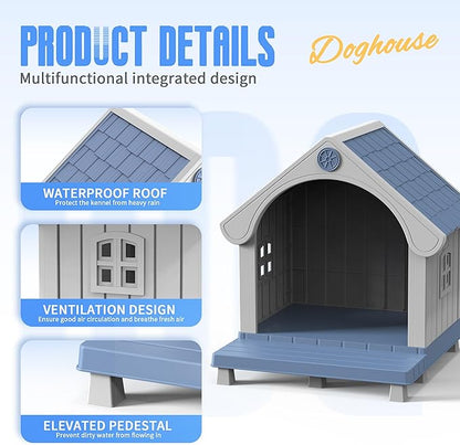 DRATO Dog House Resin Dog Kennel - Image 3