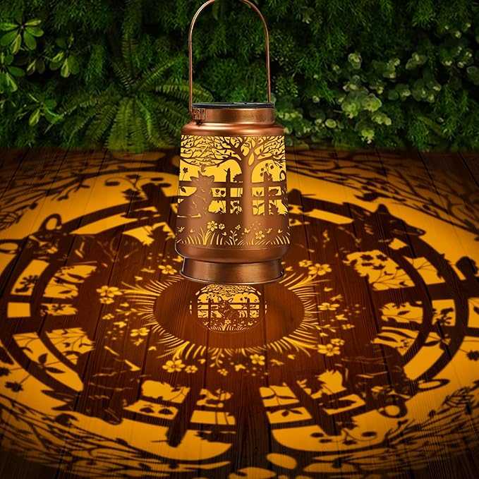 Corgi Solar Lanterns Outdoor Waterproof, Gifts by Romart