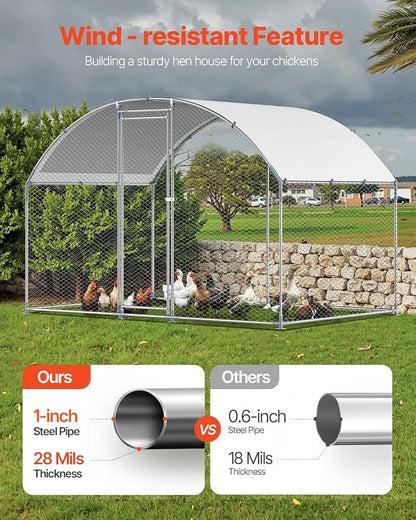 VEVOR Large Metal Chicken Coop - Image 3