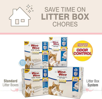 Four Paws Wee-Wee Cat Pee Pads, Disposable Litter Box Mats, Advanced Odor - Image 7