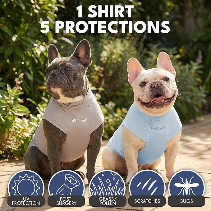 Spark Paws Sunblock Dog T-Shirt, SPF30 Protection, Lightweight Breathable Quick - Image 4