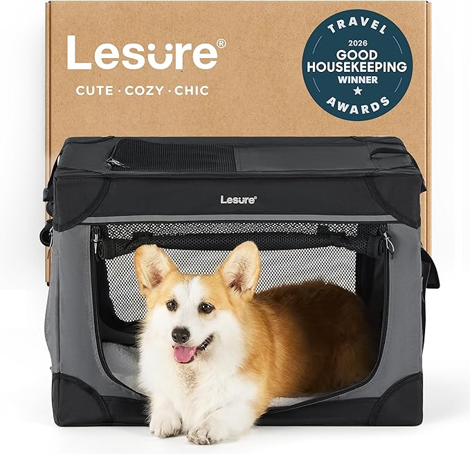 Lesure Shown on TODAY Show Soft Collapsible Dog Crate by Lesure