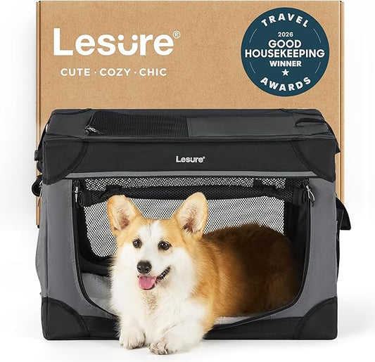 Lesure Shown on TODAY Show Soft Collapsible Dog Crate by Lesure