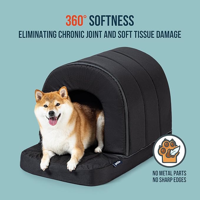 PELZIN Orthopedic Dog Bed House - Image 3
