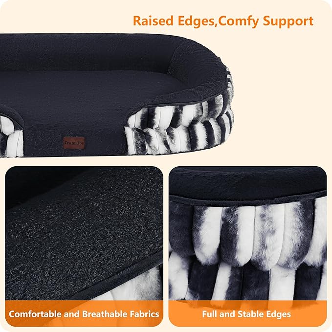 Dwanton Orthopedic Dog Bed for Medium Dogs - Image 5