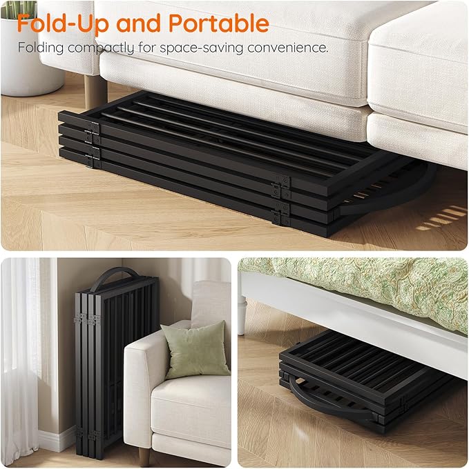 HOOBRO 4 Panel Freestanding Dog Gate - Image 7