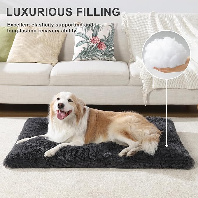 Vonabem Large Dog Bed Crate Pad 36 inch, Washable Crate Bed - Image 4