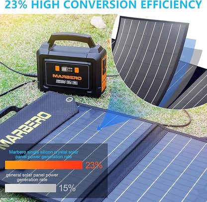 MARBERO 100W Portable Solar Panel 100 Watt Foldable Solar Panel - Image 3