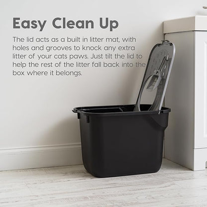 IRIS USA Cat Litter Box Large Top Entry - Image 3