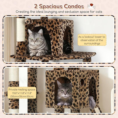 Globlazer Heavy Duty Cat Tree Tower, 70inch Sturdy Cat Tree - Image 3