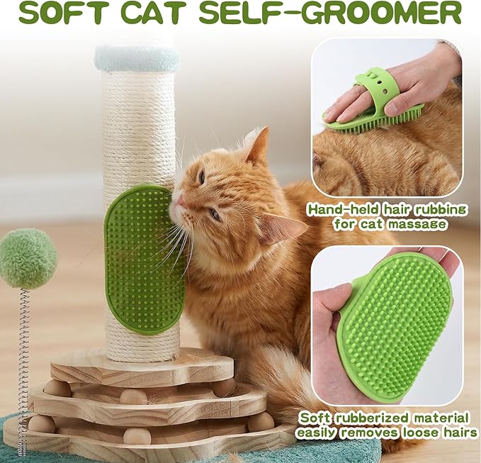 25.6inches Tall Cat Scratching Post, Cute Cat Scratching Post - Image 2