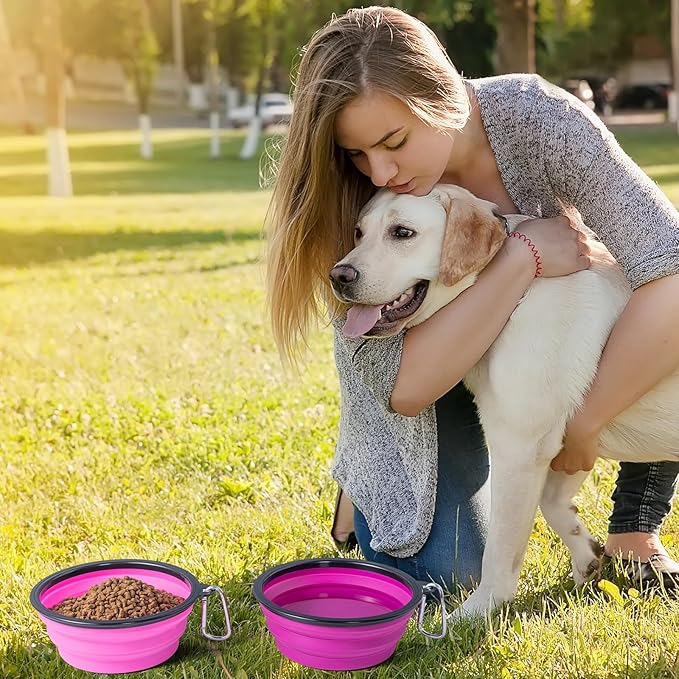 SLSON Dog Bowls Pet Collapsible Bowl - Image 5