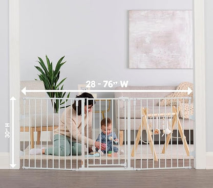Regalo 76 Inch Super Wide Configurable Baby Gate, Includes 4 Pack of Wall - Image 2