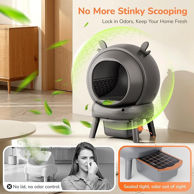 Automatic Self Cleaning Litter Box, Cat Litter Box - Image 9