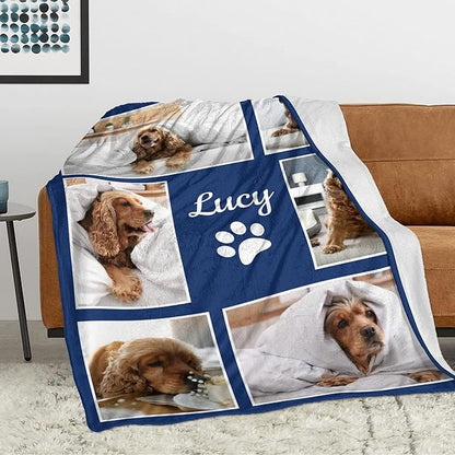 Personalized Pets Blanket with Photos, Custom Blanket - Image 2