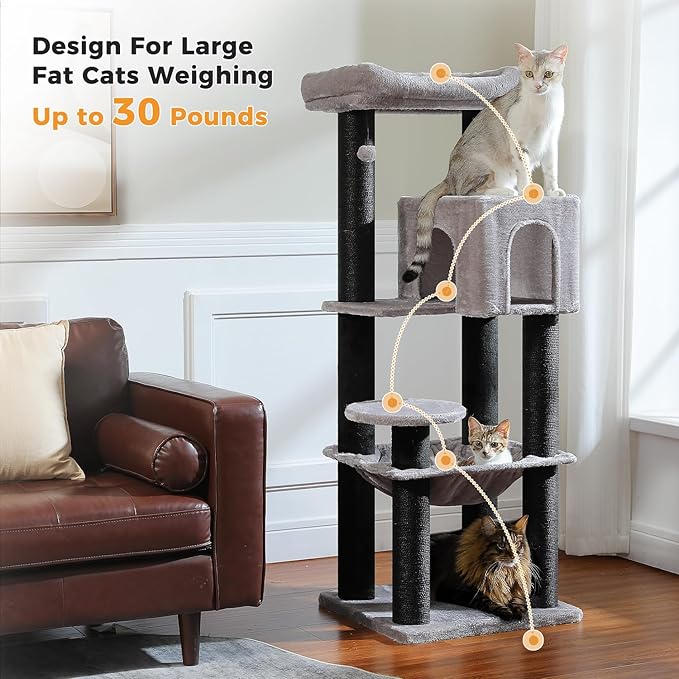 MUTTROS Large Cat Tree with Reinforced Scratching Posts - Image 2