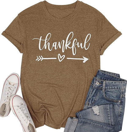 NIUBIA Women's T Shirts Summer Tops Simple Heart Graphic Shirts Sayings Short by NIUBIA