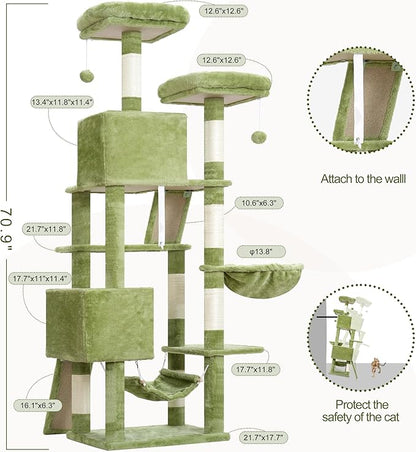 Gitelsnour Cat Tree for Indoor Cats, Sturdy Cat Tree House - Image 7