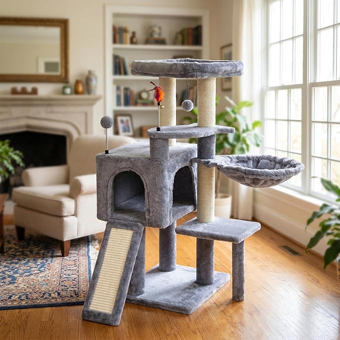 AIWIKIDE Cat Tree Has Scratching Toy - Image 2
