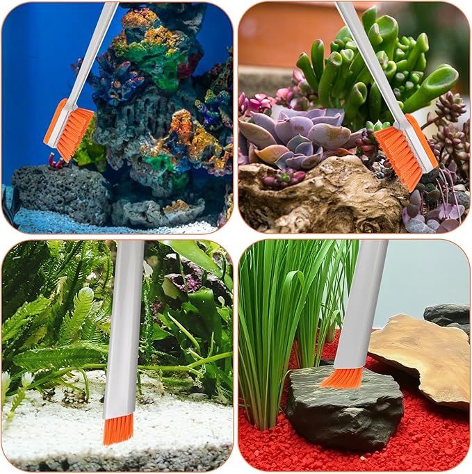 2 Pcs Small Fish Tank Cleaner Brush - Image 6
