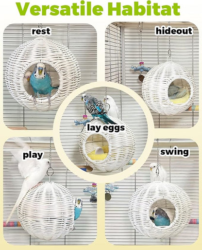 Chewproof Steel Frame Bird Nest - Image 6
