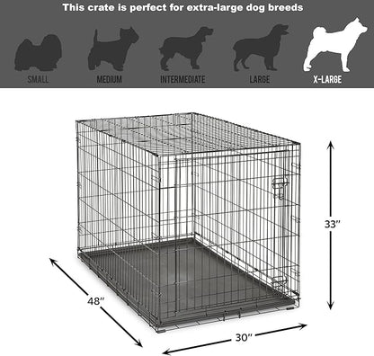 Midwest Homes for Pets 48-Inch New World Crate for Extra-Large Breeds, 90-110 - Image 7