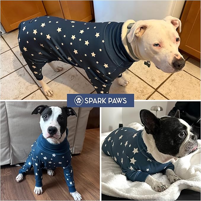 Spark Paws Dog Pajama, Dog Recovery Suit Male, Ultra-Soft and 4-Way Stretch - Image 8