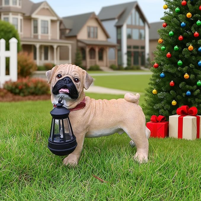 Pug Dog Garden Statue - Image 6