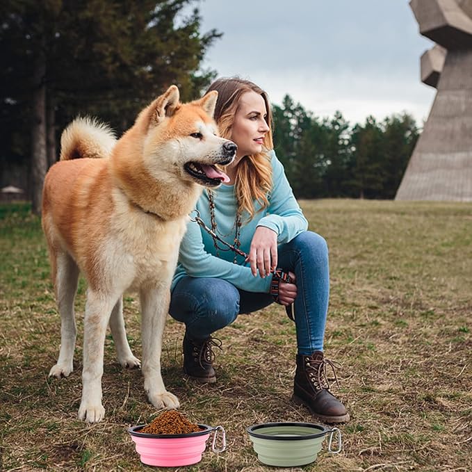SLSON Dog Bowls Pet Collapsible Bowl - Image 6