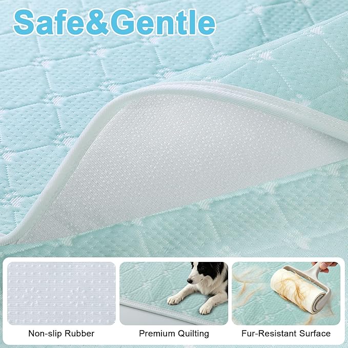 Cooling Mat for Dogs, Q-Max>0.5 Thin Breathable Dog Cooling Mat Blanket for Dogs - Image 4