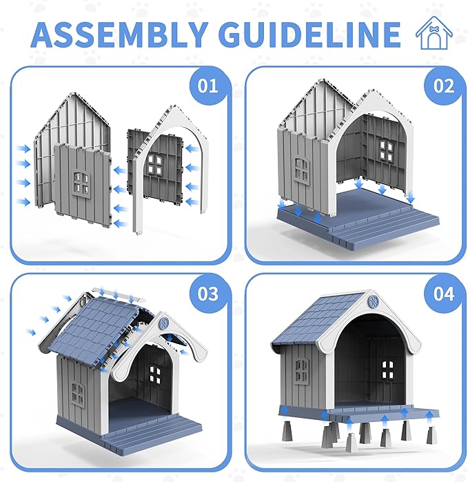 Dog Houses Outdoor, Large Dog House - Image 5
