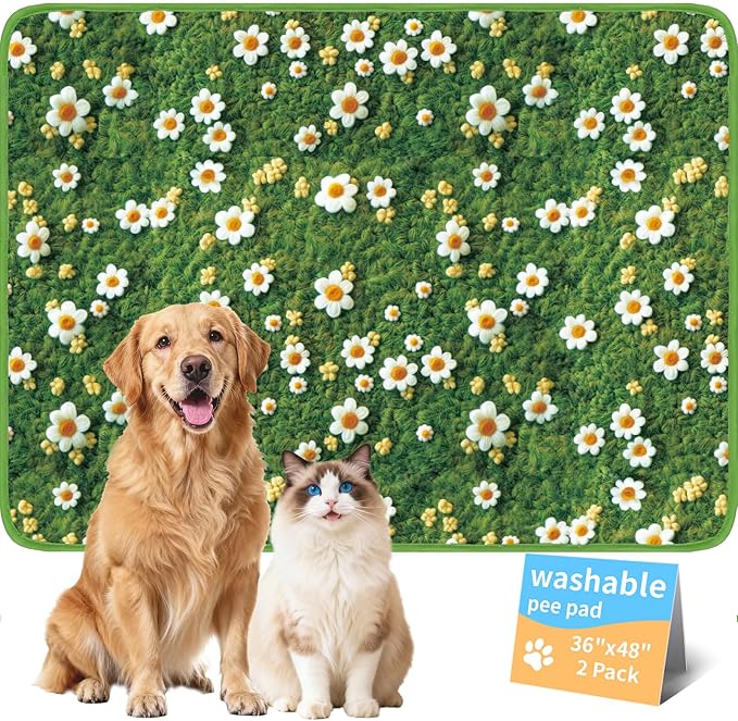 Washable Pee Pads for Dogs, Reusable Puppy Potty Training Pads, Ultra-Absorbent by Verdasun