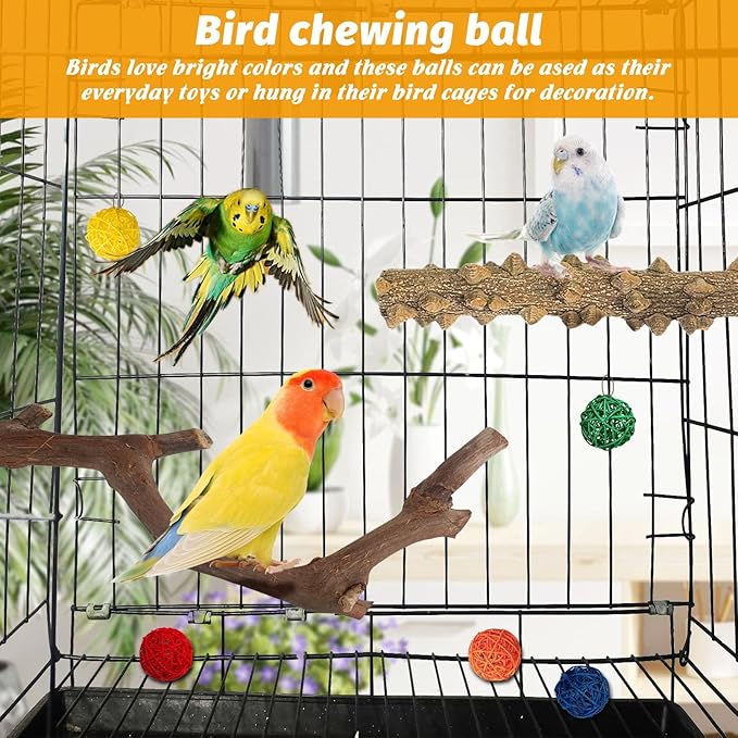 kathson 5pcs Natural Parrot Perch - Image 3