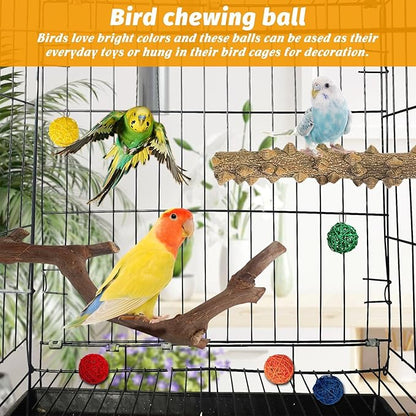 kathson 5pcs Natural Parrot Perch - Image 3