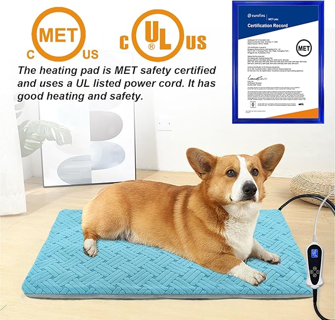 Dog Heating Pad 28x18in, Pet Heating Pad - Image 2