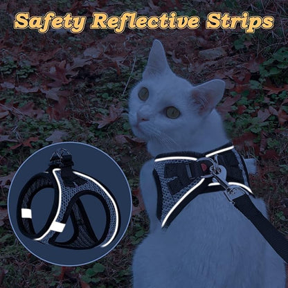 Cat Harness and Leash for Walking Escape Proof, Adjustable Kitten Vest Harness - Image 5