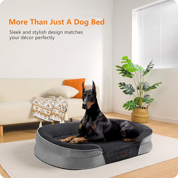 Dwanton Orthopedic Dog Bed for Extra Extra Large Dogs - Image 2