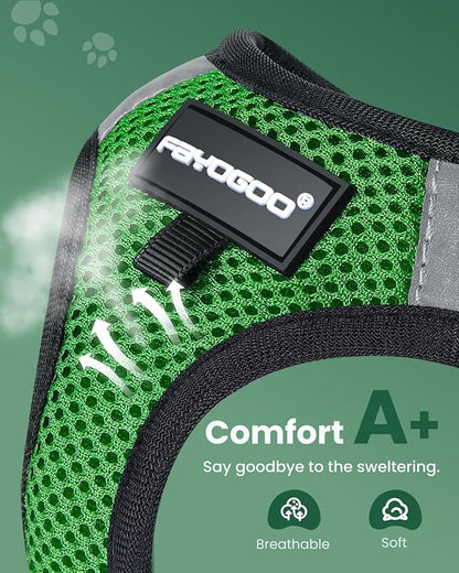 FAYOGOO Cat Harness, Escape Proof, Ultra-Light & Comfortable, Reflective Night - Image 2