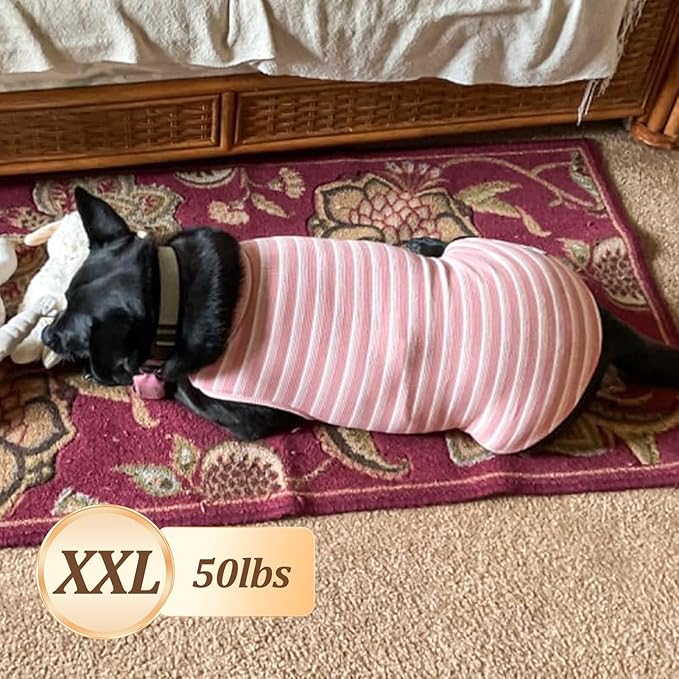 KYEESE 2Pack Waffle Dog Shirts, Lightweight Sleeveless Dog T Shirts - Image 3