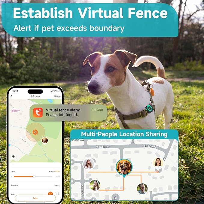 Woyamay GPS Tracker for Dogs and Cats, Mini Cat & Dog GPS Tracker - Image 5