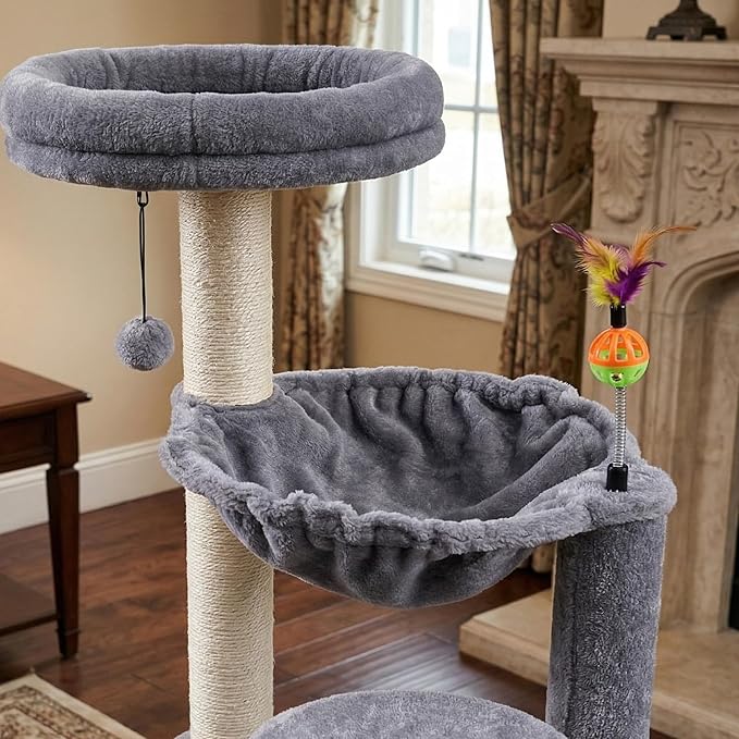 Multi-Level Cat Tree for Indoor Cats, Cat Tree Tower - Image 6