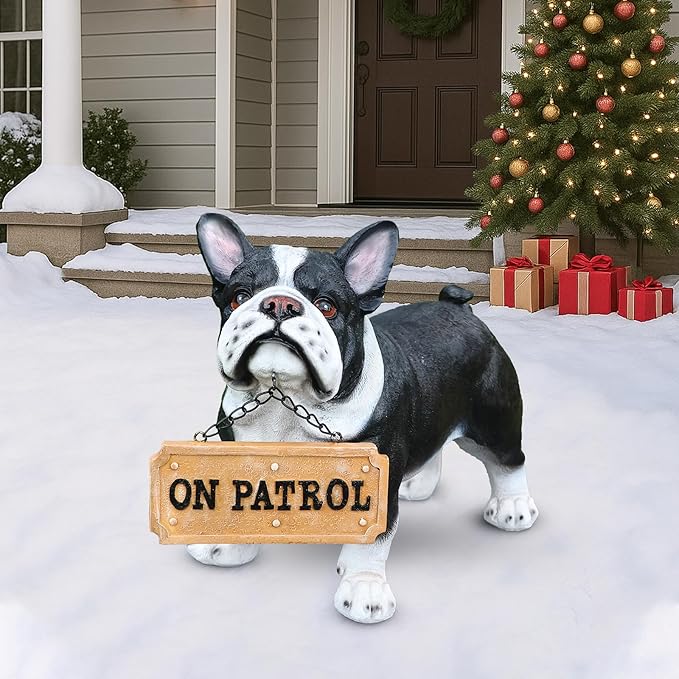 English Bulldog Dog Garden Statue - Image 6
