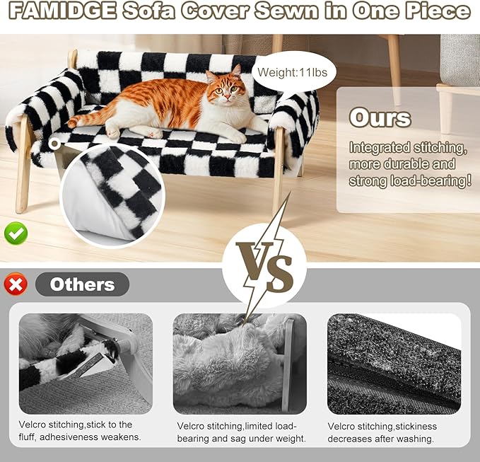FAMIDGE Elevated Cat Couch Bed for Indoor Cats - Image 4