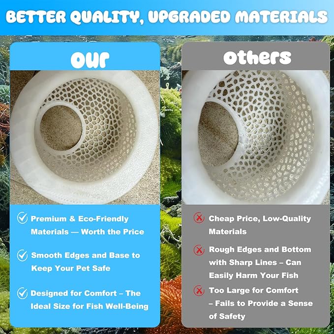 Floating Betta Hide & Shrimp Cave – 3D Printed Aquarium Hammock, Feeder & Rest - Image 9