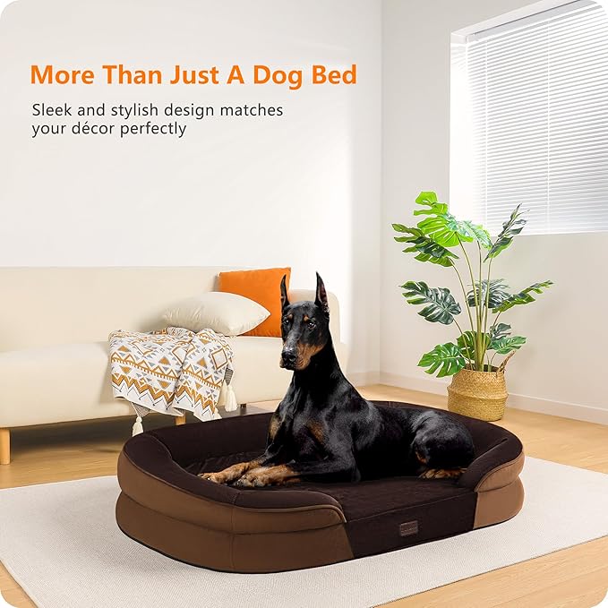 Dwanton Orthopedic Dog Bed for Extra Extra Large Dogs - Image 2