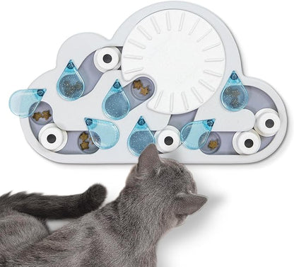Catstages Nina Ottosson Rainy Day Puzzle & Play Cat Puzzle Feeder – Interactive by Catstages