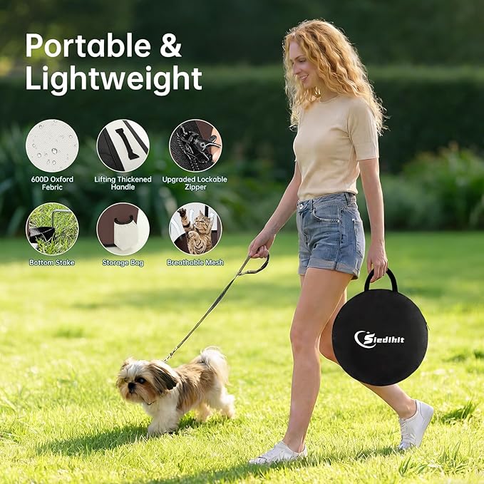Dog Playpen, Cat Pet Puppy Pen, Portable Playpens - Image 5