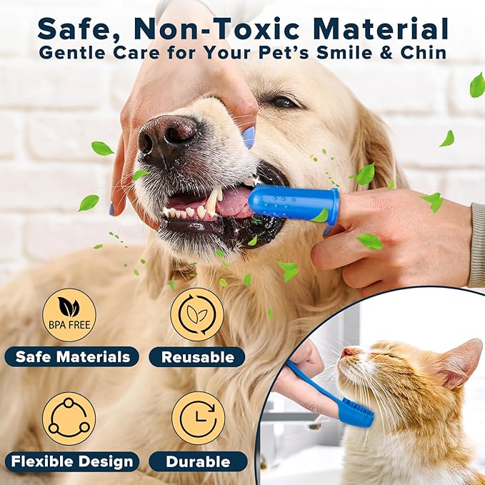 Augwind 6PCS Pet Grooming Kit for Dogs, Cats and Horses | Dog Washing Gloves | - Image 6