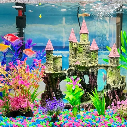 Aquarium Castle Decorations, Resin Castle - Image 2